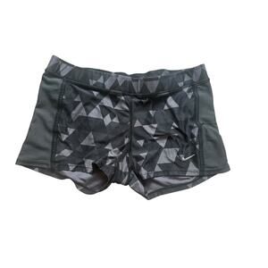 Nike Pro Women's Shorts Black and Grey‎ Medium 3" Dri Fit Workout Gym Volleyball